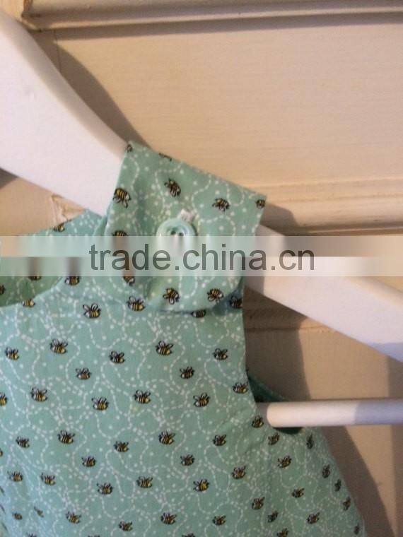 2017 Wholesale manufacturer printed toddler clothing 1 year baby girl summer dress