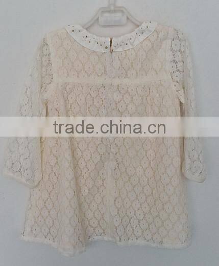 cute baby boys white emboridered sun-protective clothing for Autumn