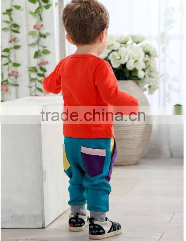 2014 fashional baby boy cotton applique "girrafe" t-shirt for kids top