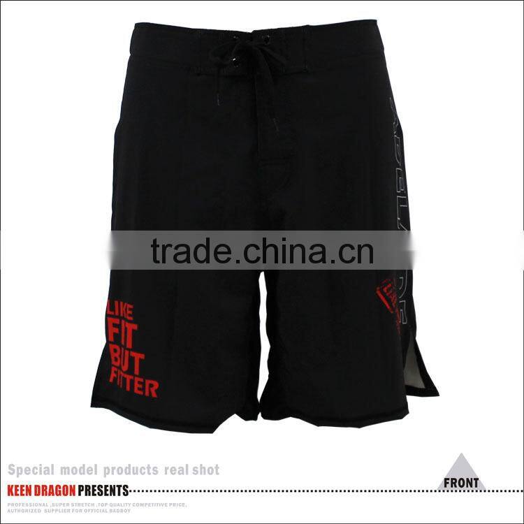 2014 New Design apparel 100% polyester printed mma fighting shorts