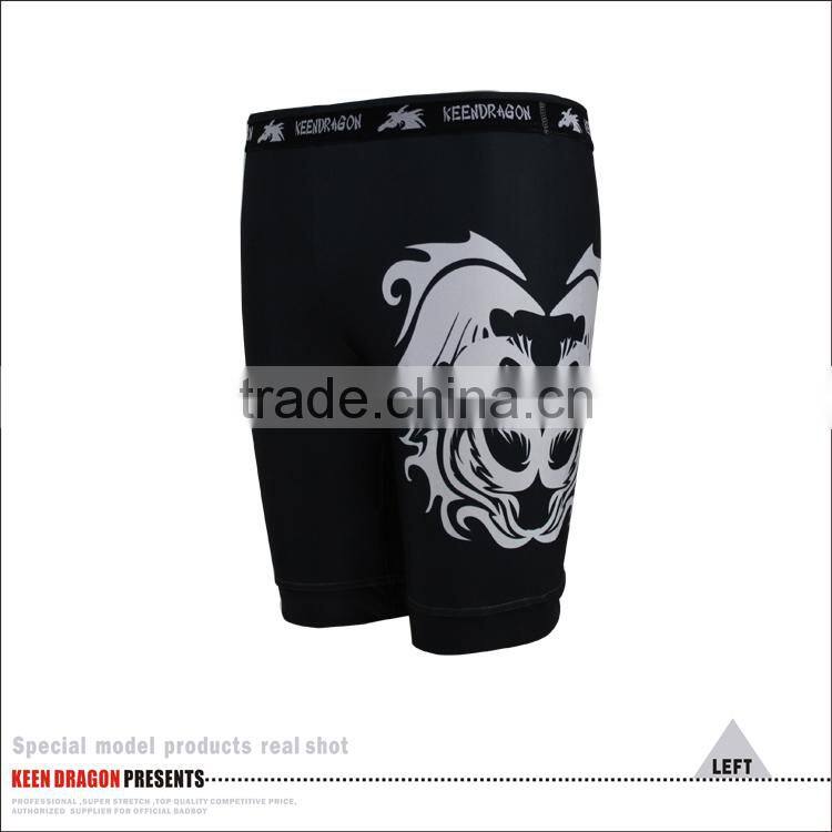 mens custom print compression shorts cheap black tights