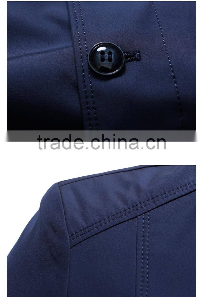 Wholesale Classic Casual Solid Mid Length Jacket For Man