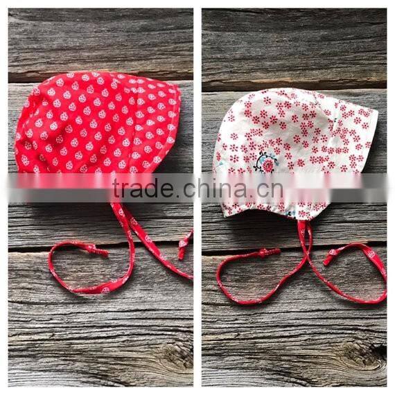 Lovely Baby Sunhat Orange Bonnet Ruffle Cap Small Bowknot Baby Clothing Accessories Wholesale Cheap Price