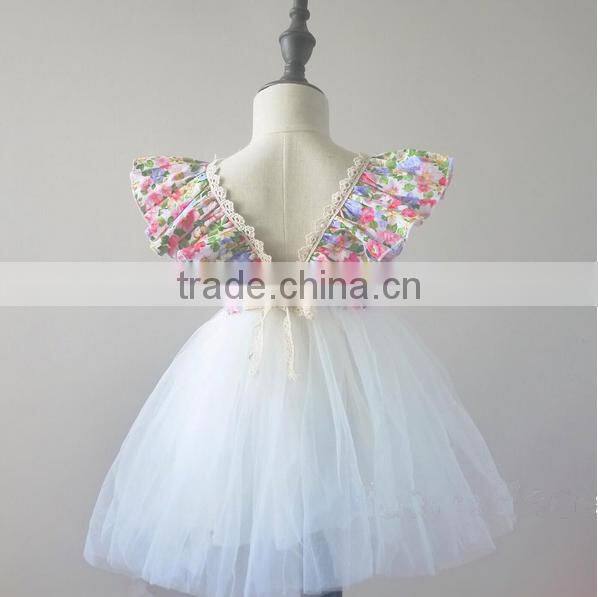 Summer Children Frocks Model Design 6 Years Small Girl Baby Clothes Fashion Dress