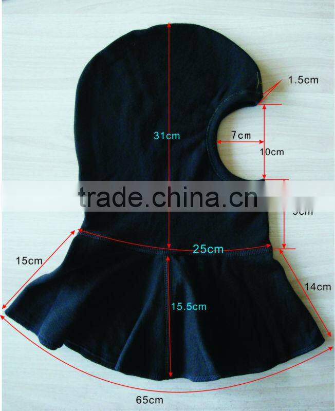 fire retardant fabric Knitted wool balaclavas for Men