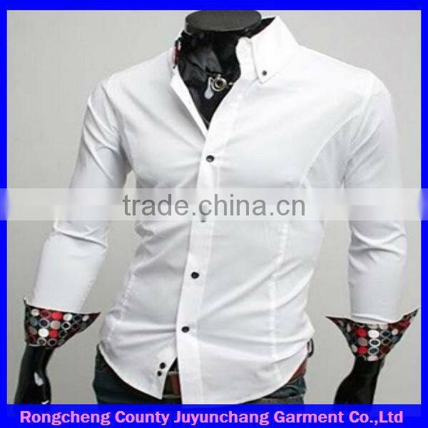 new pattern men branded formal shirts made in China