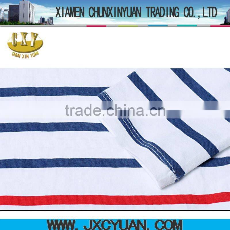 fashion navy stripe long sleeve t shirts for women and girls