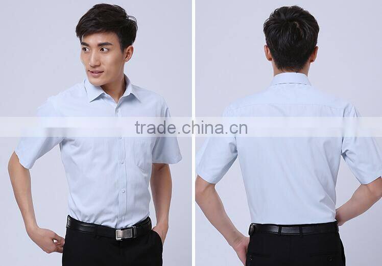 2017 new style men summer shirts formal short sleeve shirts for men
