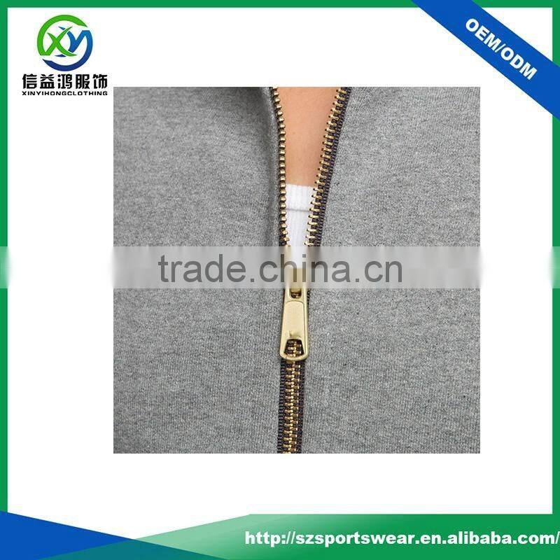 Grey color polyester fabric womens outdoor sports wear bomber jacket windbreaker jacket