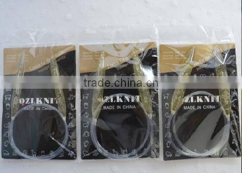 Acrylic Crystal Circular Knitting Needle