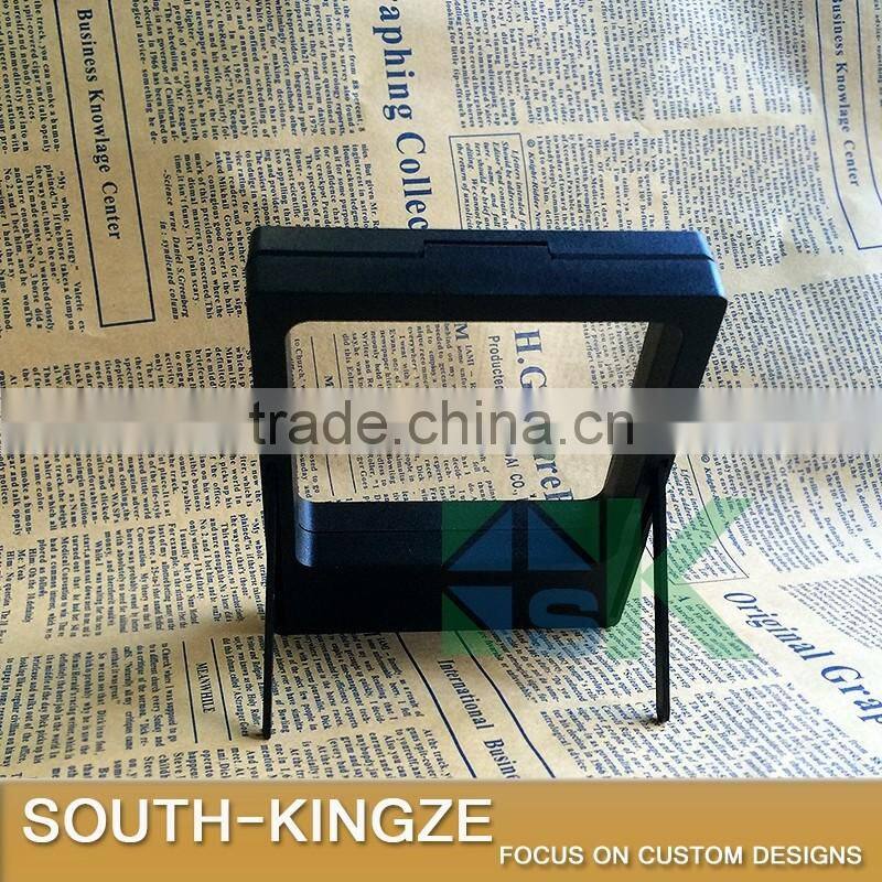 11x9cm Black Square ABS Plastic Display Stand for Earring, Necklace, Pen