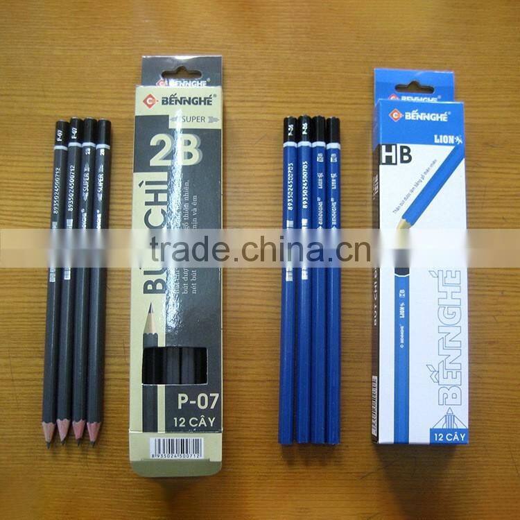 wooden pencil set