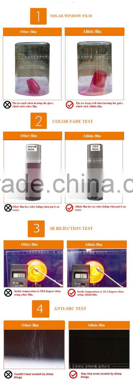 New arrival sun protection safety car window film with 1.52x30m