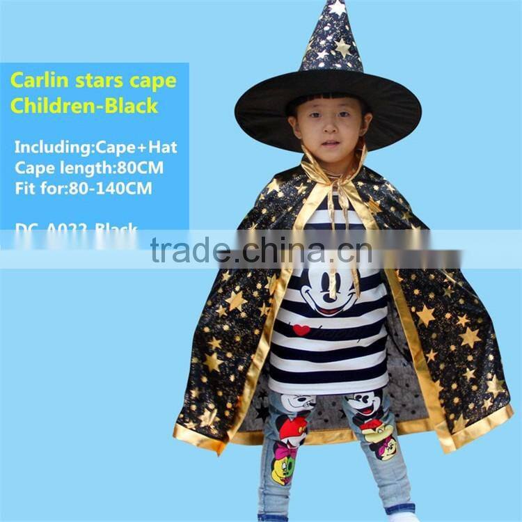 Wholesale small MOQ cheap party costume kids halloween cape