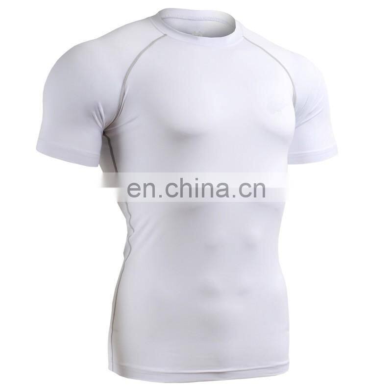 Black and white comfortable sports compression wear for fitness