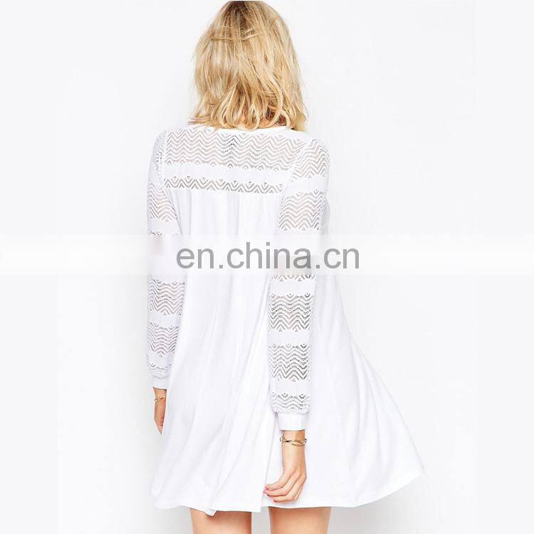 Wholesale Fashion Korean Swing Dress With Seam Detail Pregnant Maternity Design