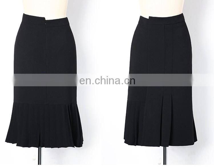 Fashion Long Black Skirt, Pleated Skirt, Skirts For Women