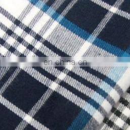 100% Cotton flannel fabric for shirt or thin blanket