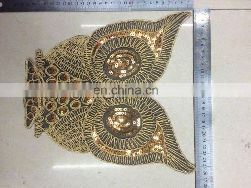 2016 cheap embroidery sequins cute hot fix motifs,fashion patches,embroidered patch