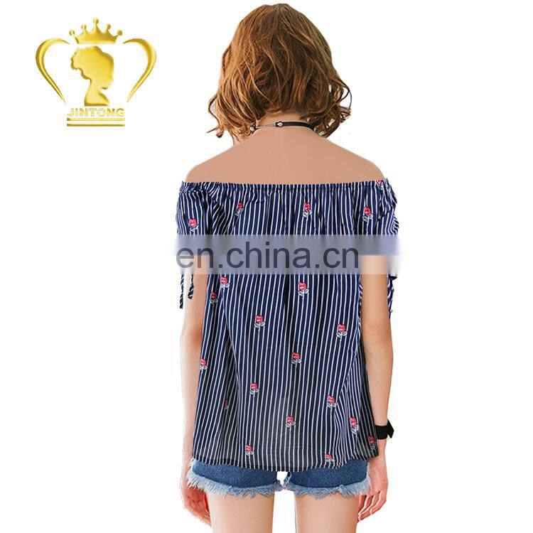 2017 online shopping readymade high low mexican blouse