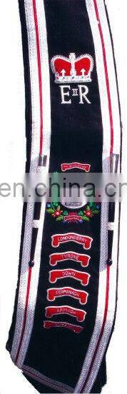 Bullion Embroidered Sashes | Cerimonial Sashes | Military Band Ceremonial Sash | Hand Embroidered Ceremonial Sashes