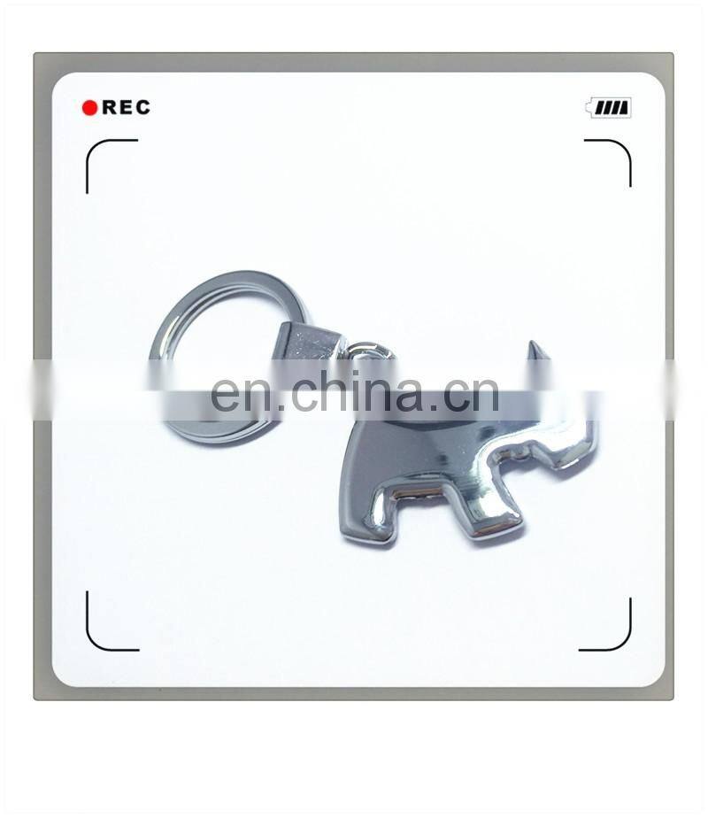 Wholesale fashion dog shaped metal keychain