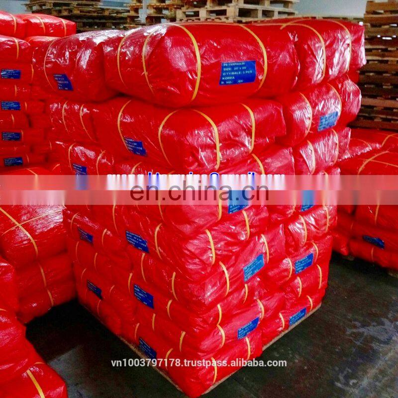ORANGE TARPAULIN - LIGHT WEIGHT - 80 GSM