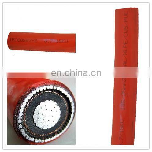 6/10kv NA2XS(F)2Y single aluminium core XLPE insulated with water blocking powder and PE oversheath