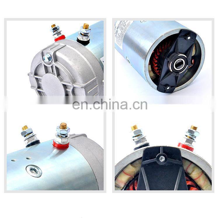 high quality dc motor 2200w 12volt on hydraulic power pack unit used for forklift
