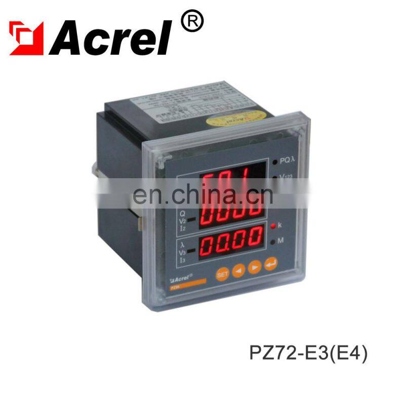 external CT connected three phase Multifunction Energy Meter RS485/Modbus/Profibus power quality analyzer