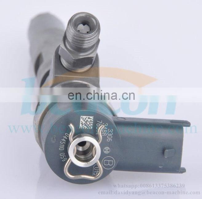 Common rail injector bo.sch 0445110059 diesel fuel injector For Chrysler Voyager Jeep Cherokee 2.5 2.8 CRD