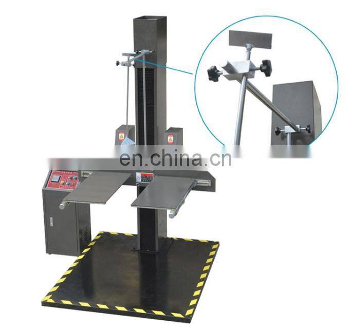 double wings drop tester/carton drop test equipment/drop testing machine