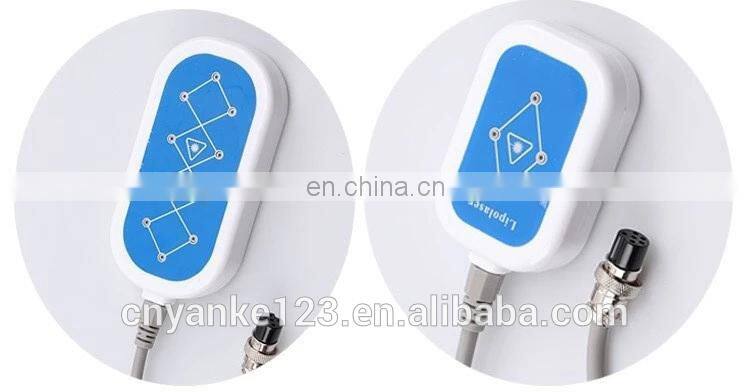 Wavelength 635-650nm 6 in 1 RF vacuum lipo laser ultrasonic cavitation body slimming machine