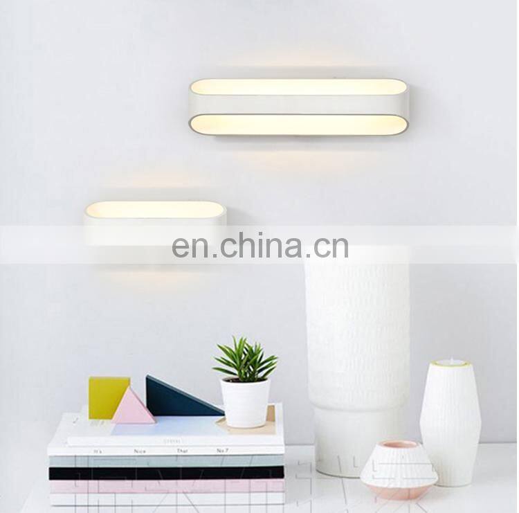 Simple modern Nordic minimalist design led hallway wall light bedside led wall lamps for bedroom