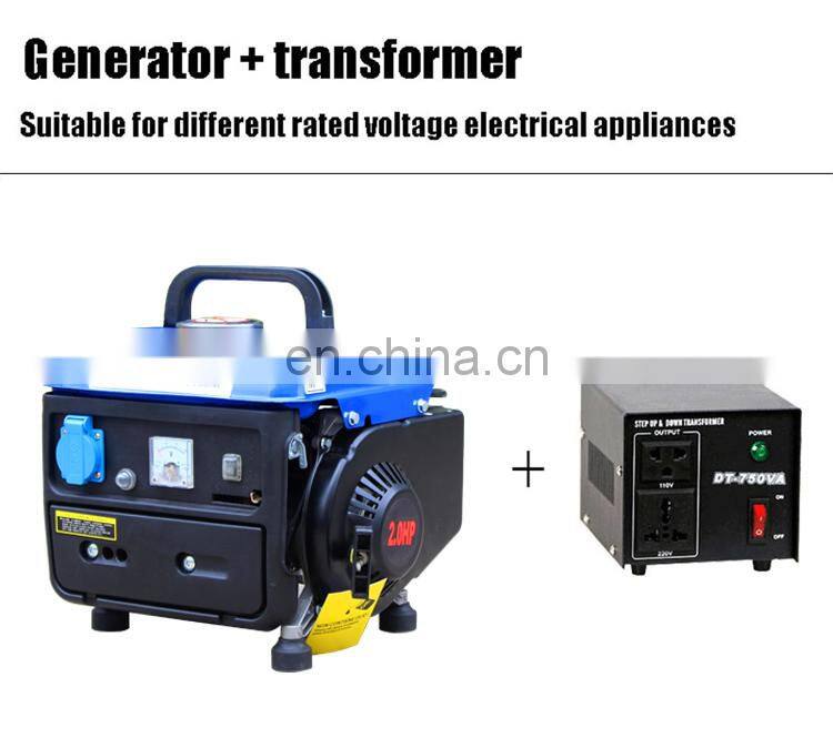 Bison 650w 220 volt Small Portable Petrol Gasoline Mini Generator 12v dc