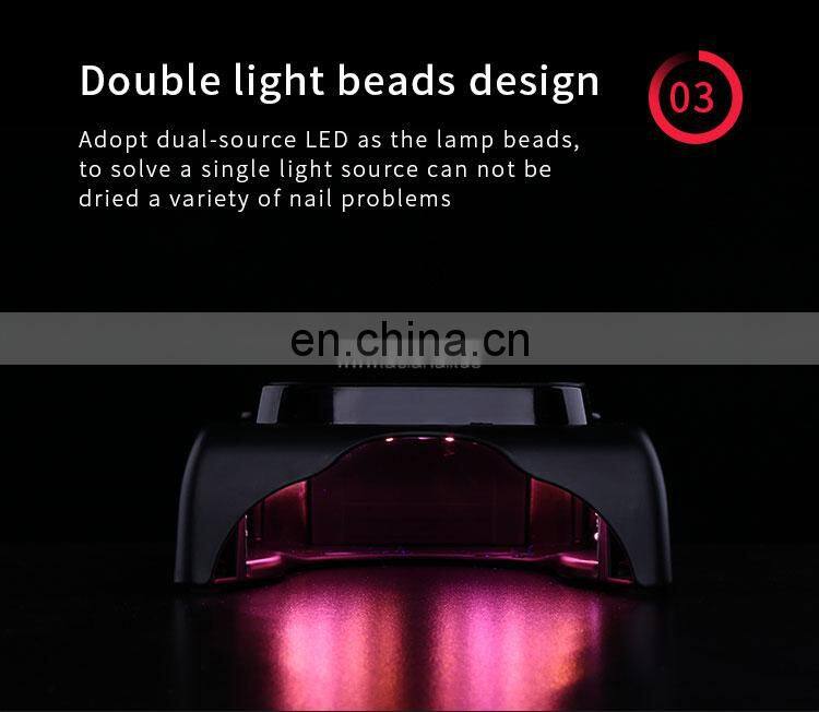 electric 60w nail lamp uv led nail lamp with smart timer nail dryer machine