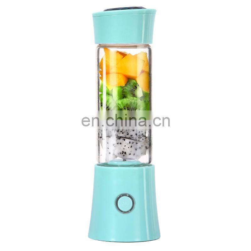 480ML Portable Juice Blender 6 Blades USB Portable Blender Juicer