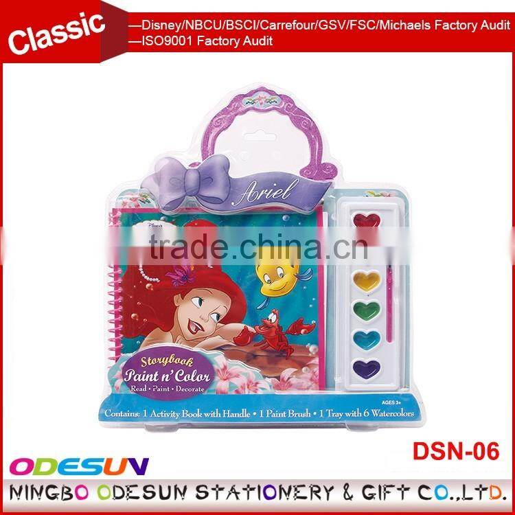 Disney Universal NBCU FAMA BSCI GSV Carrefour Factory Audit Manufacturer Wholesale High Quality Paint Set