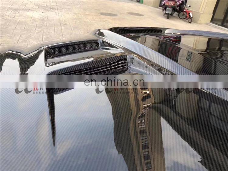 Carbon fiber hood bonnet for Maserati Quattroporte glass and carbon fiber material bonnet for Maserati Quattroporte tuning parts