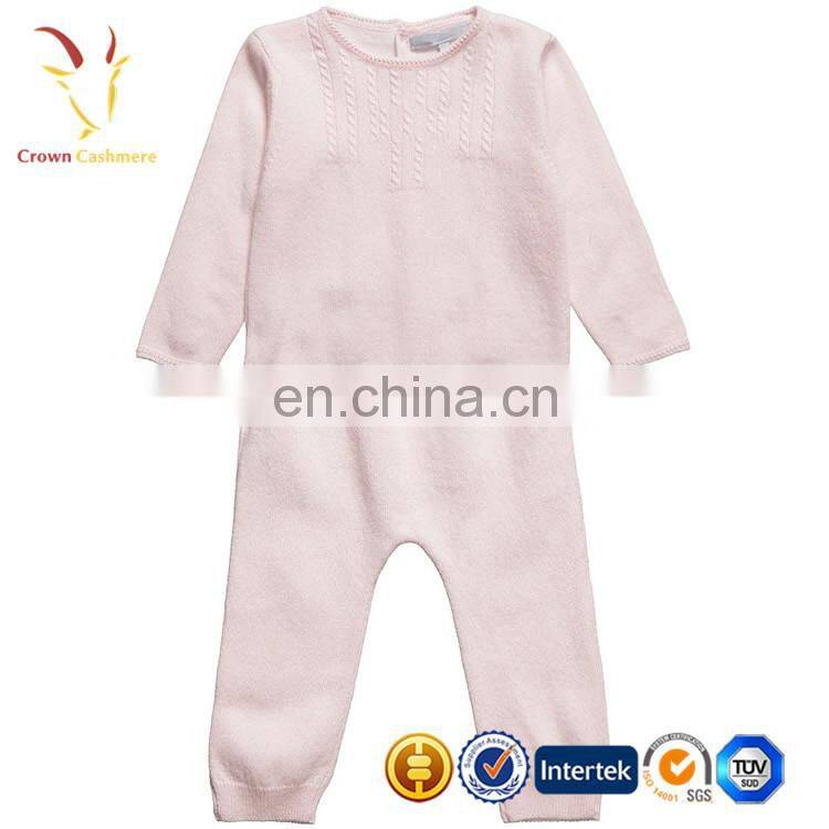 Cashmere Baby Long Sleeve Romper One Piece Suit Clothing Set