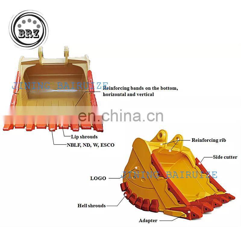 SK50 excavator bucket SK55 excavator digging bucket SK55SR excavator bucket