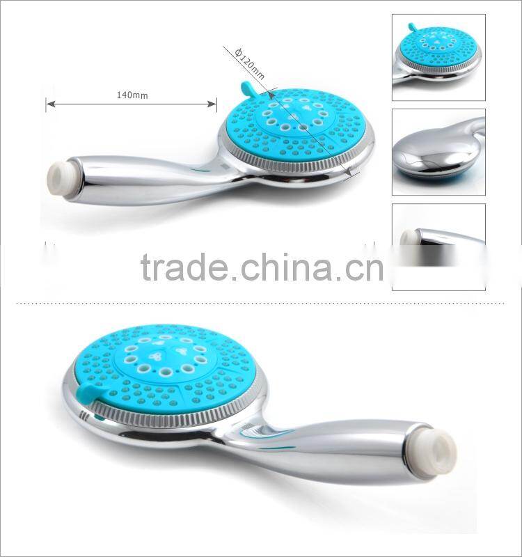 New Multifunction Plating High-density Supercharged bathroom shower head
