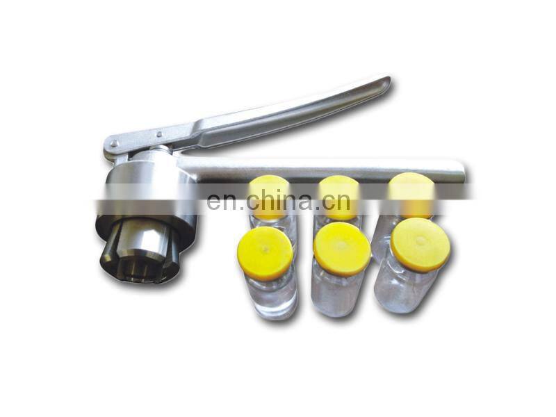 Crimping Machine Capping Tool for Flip Off Cap or Tear Off Cap with Vails Rubber Stoppers