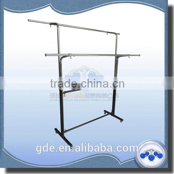 Wholesale clothes hanging rail for supermarket