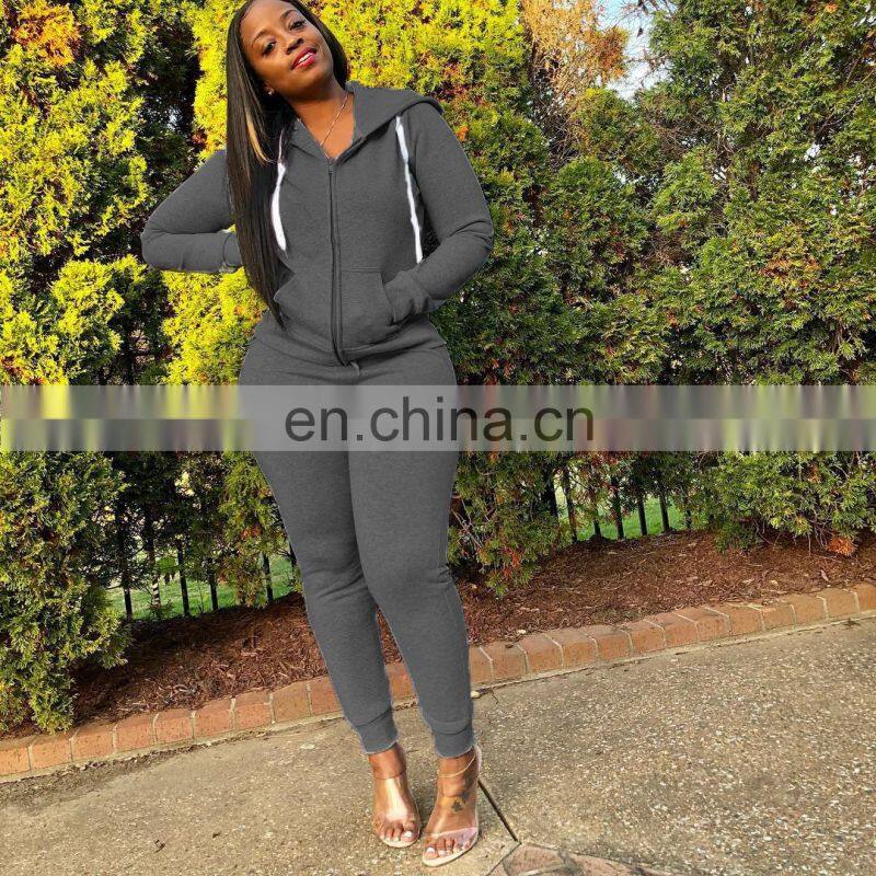 Manufacturers wholesale plus size women's spring and autumn home wear casual 2-piece suit custom sports suit S-5XL