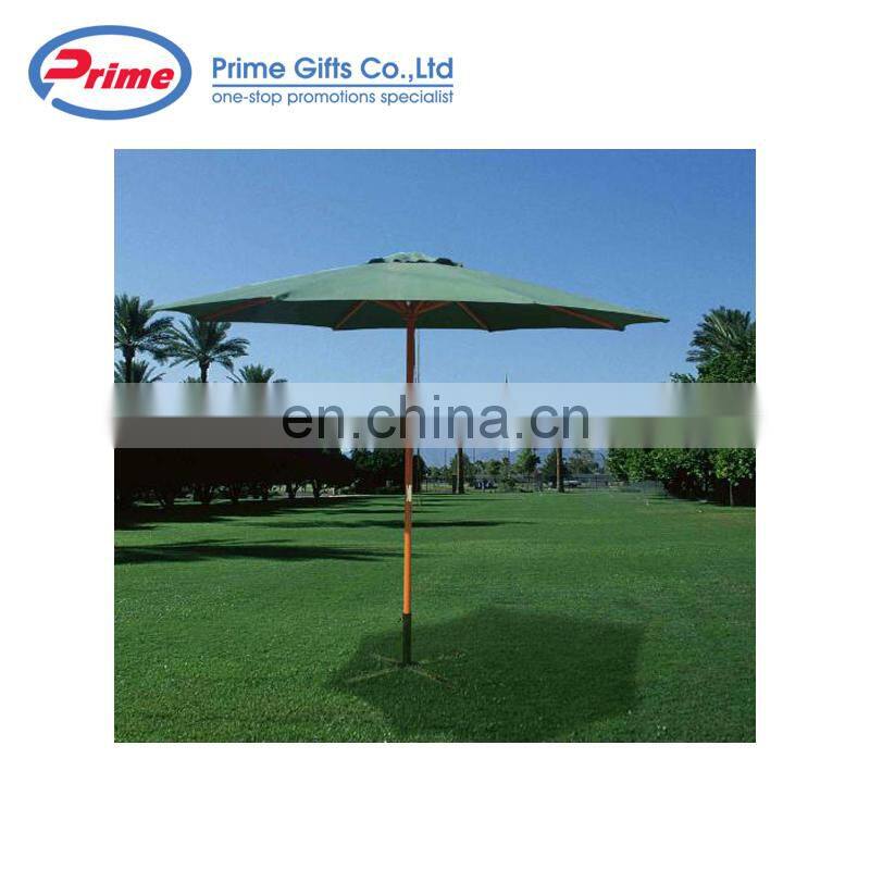Professional Advertising Cheap Wooden Beach Umbrella Outdoor