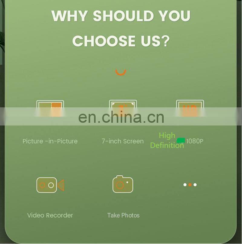 Andonstar AD206S 50X 2MP Industrial Digital Microscope with USB Endoscope Dual-Lens Display 7" Screen