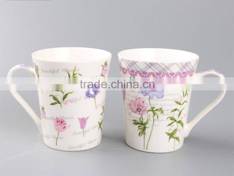 11oz porcelai coffee mug with decalPromotional Ceramic Coffee Mug with cheap price and good quality