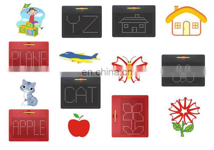 Plastic mini magpad magnetic writing board educational toys for kids
