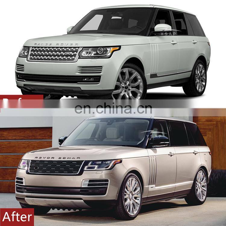 Hot selling facelift body kit accessories grille head lamp tail lamp for 2013-2017 Range Rover Vogue upgrade to 2018 SVA kit